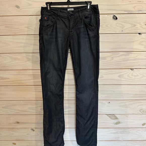 Hudson Jeans Dark Wash Straight Leg Classic Denim - Picture 1 of 7